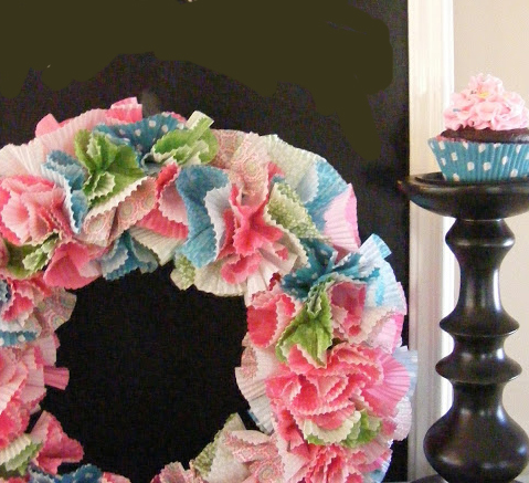 cupcake wreath 13